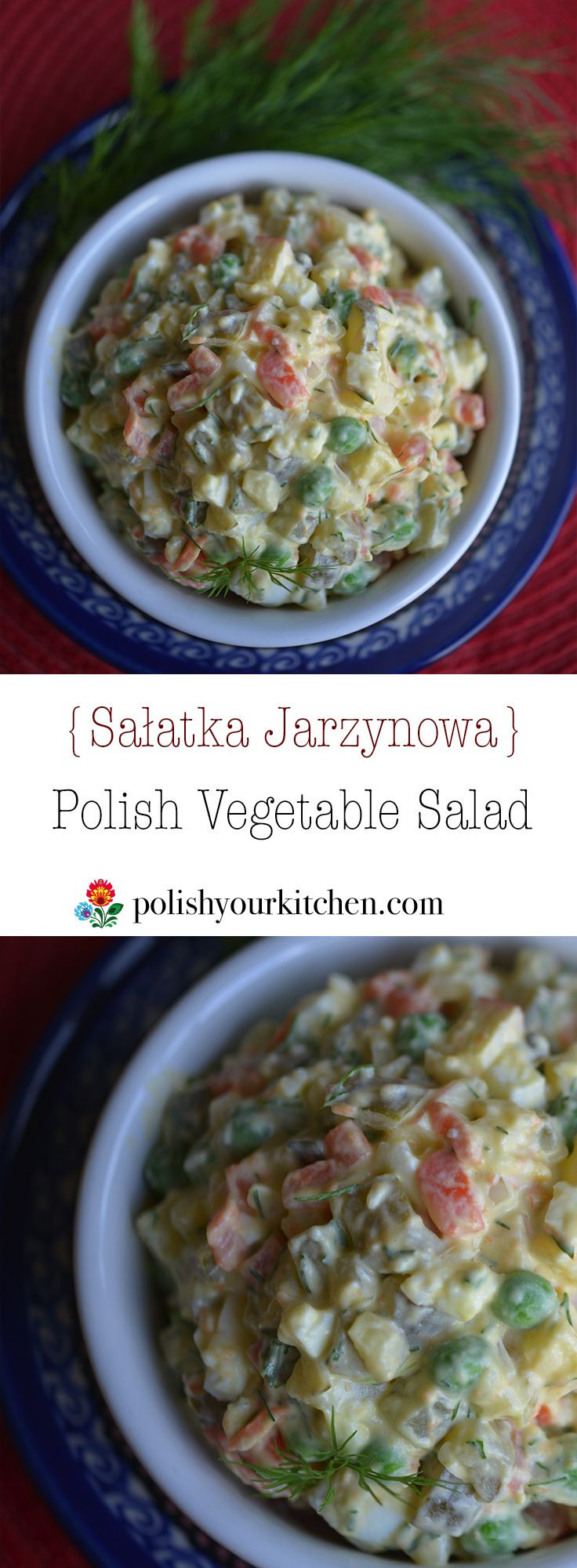 Polish Side Dishes
 Polish Veggie Salad Sałatka Jarzynowa