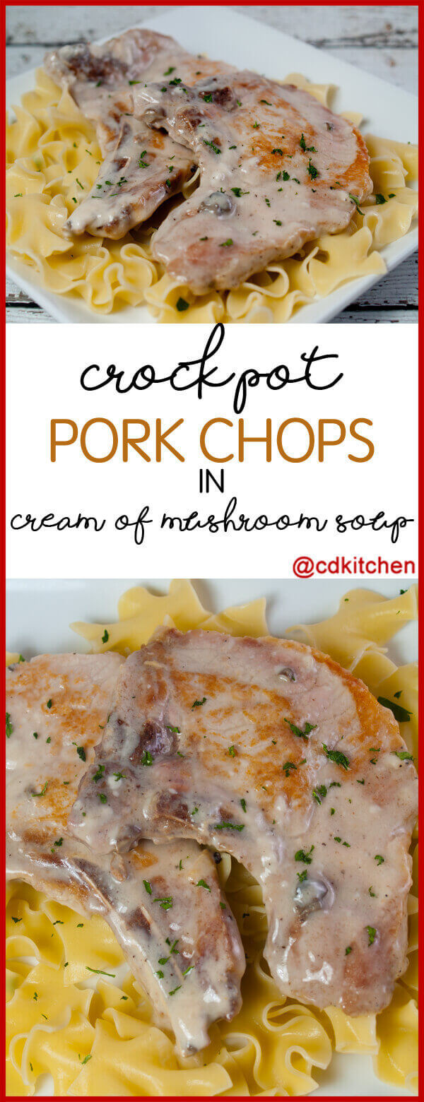 Pork Chops And Mushroom Soup Recipes
 Crock Pot Pork Chops In Cream Mushroom Soup Recipe from