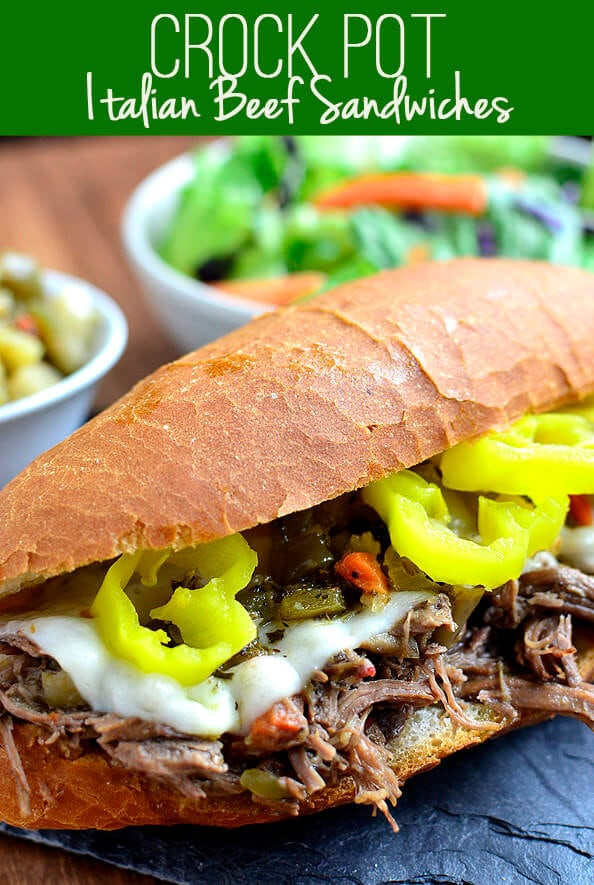 Portillo'S Italian Beef Sandwiches Recipe
 15 Slow Cooker Recipes with 5 ingre nts or less