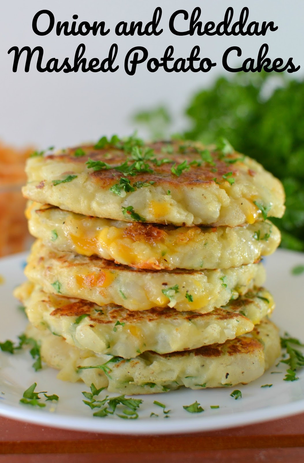 Potato Cakes Recipe
 Hot Eats and Cool Reads ion and Cheddar Mashed Potato