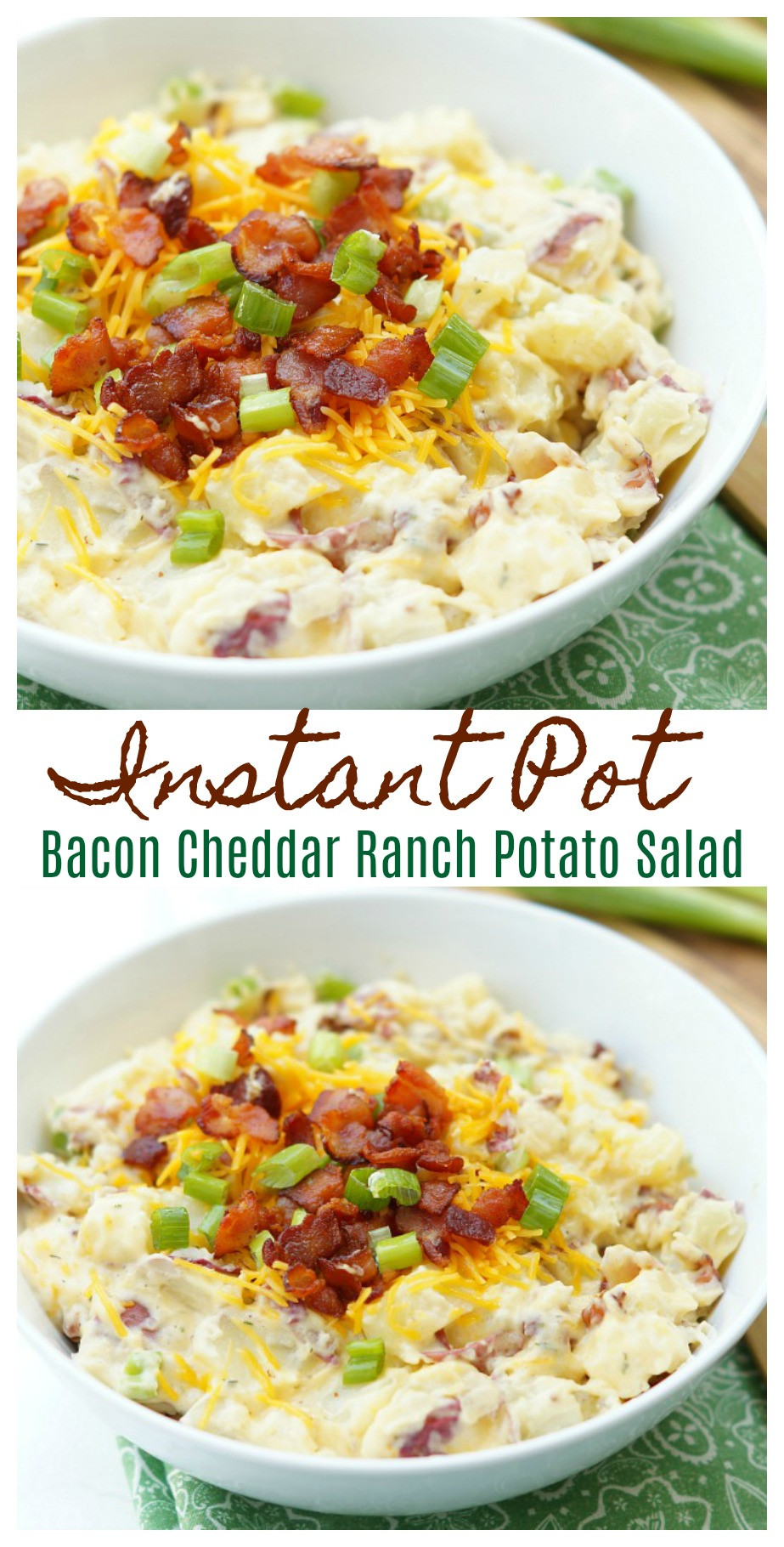 Potato Salad Instant Pot
 Instant Pot Bacon Cheddar Ranch Potato Salad