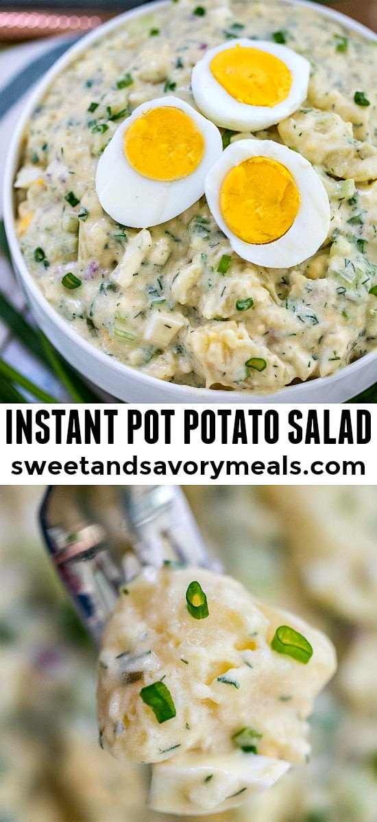 Potato Salad Instant Pot
 Instant Pot Potato Salad Recipe  Sweet and Savory