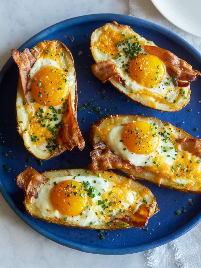 Potatoes Recipe For Breakfast
 Breakfast Baked Potato Recipe — Dishmaps