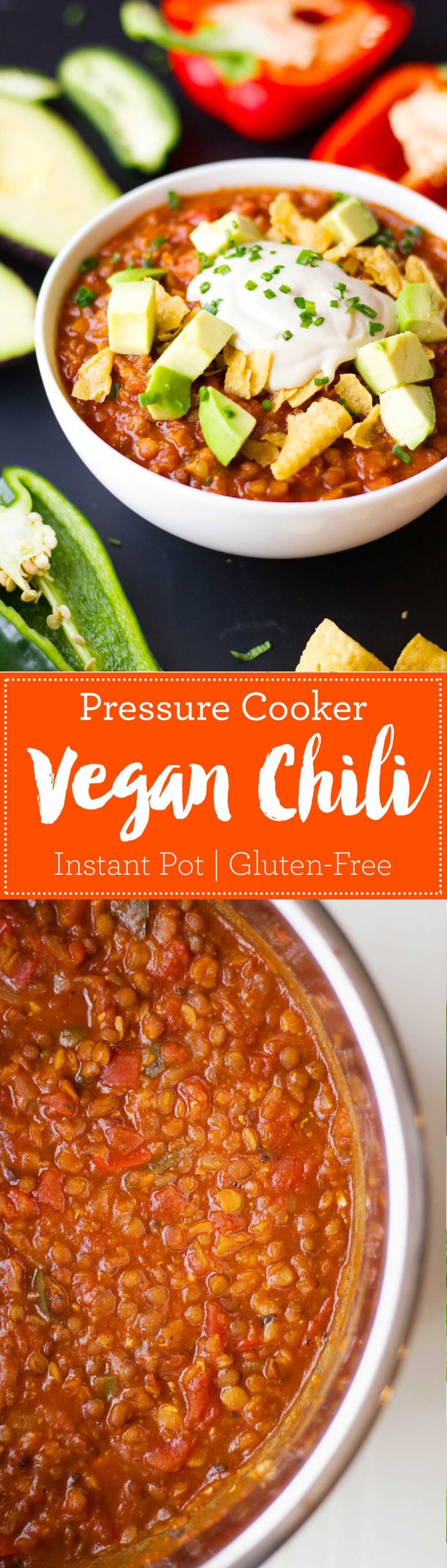 Pressure Cooker Vegetarian Chili
 Pressure Cooker Vegan Chili