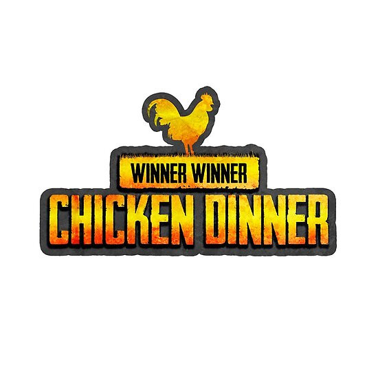 Pubg Winner Winner Chicken Dinner
 "WINNER WINNER CHICKEN DINNER PUBG" Poster by elchicodelab