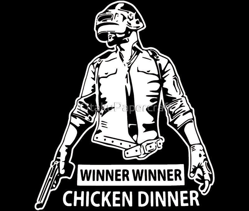 Pubg Winner Winner Chicken Dinner
 "PUBG Winner winner chicken dinner" Art Prints by