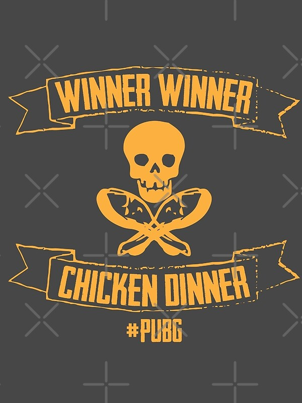 Pubg Winner Winner Chicken Dinner
 "PUBG Winner Winner Chicken Dinner Ribbon and Skull