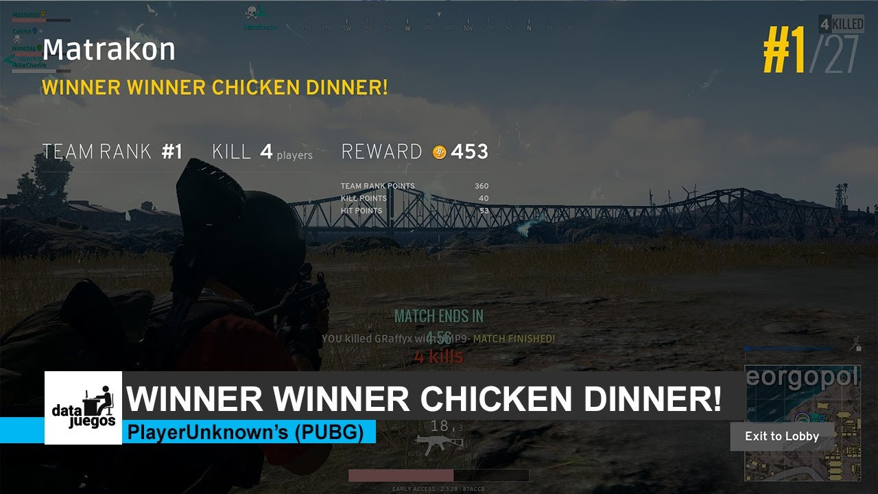 Pubg Winner Winner Chicken Dinner
 WINNER WINNER CHICKEN DINNER PUBG