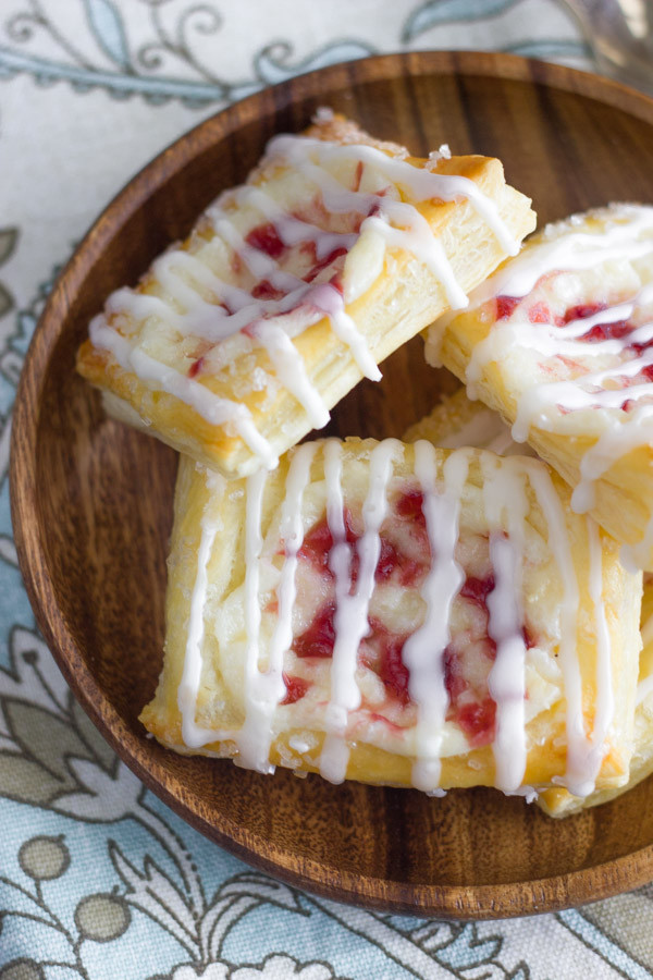 Puff Pastry Desserts With Cream Cheese
 Raspberry Cream Cheese Danish Lovely Little Kitchen