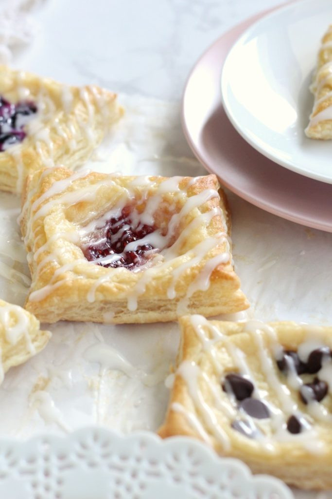 Puff Pastry Desserts With Cream Cheese
 Puff Pastry Cream Cheese Danishes Chocolate With Grace