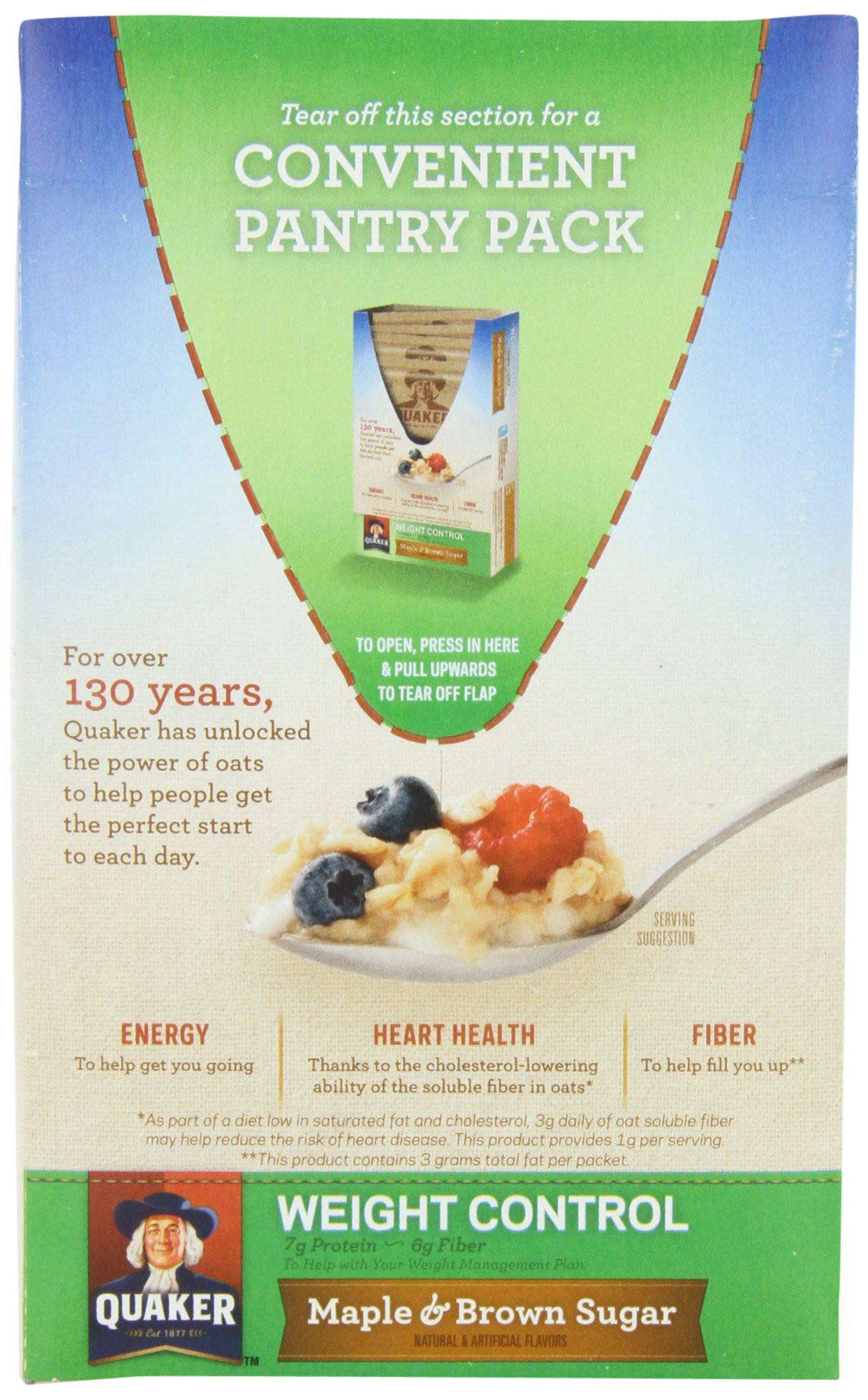 Quaker Oats Weight Control
 Galleon Quaker Instant Oatmeal Weight Control Maple