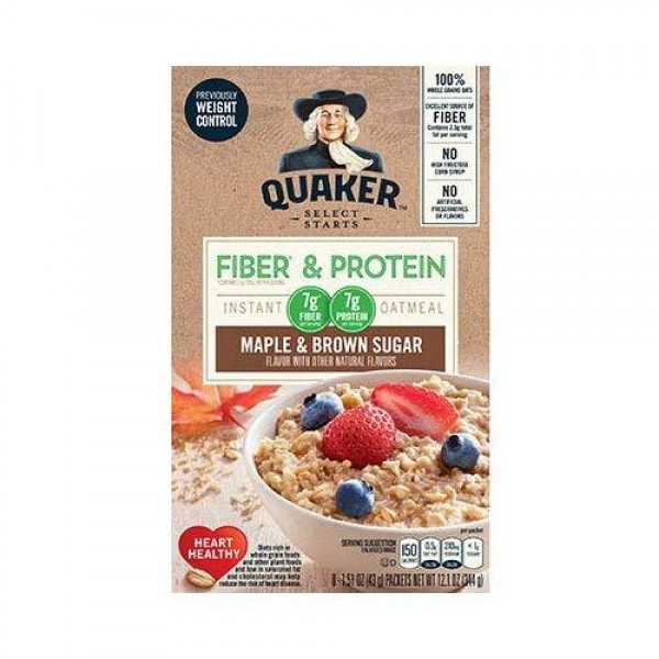 Quaker Oats Weight Control
 Shop Quaker Instant Oatmeal Fiber&Protein Previously