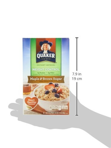 Quaker Oats Weight Control
 Grocery StoreQuaker Instant Oatmeal Weight Control Maple