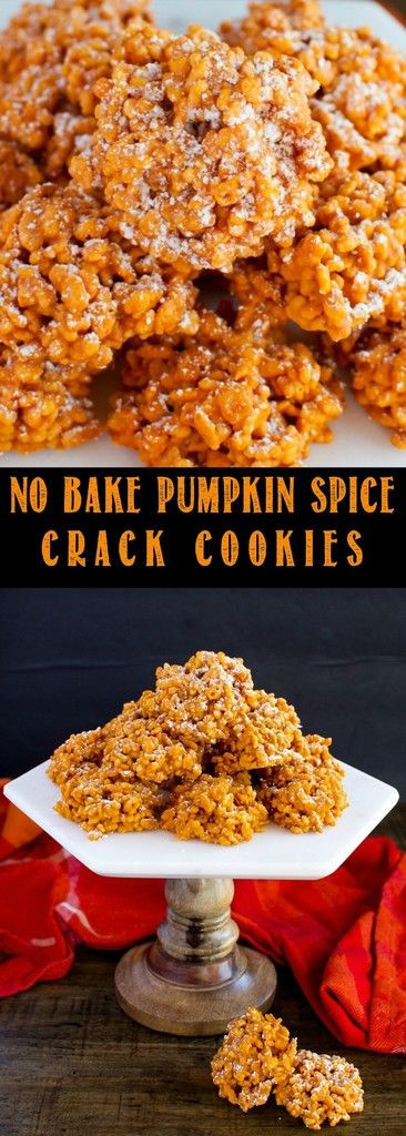 Quick And Easy Fall Desserts
 No Bake Pumpkin Spice Crack Cookies are a quick and easy