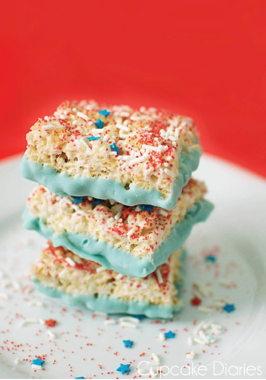 Quick and Easy Fourth Of July Desserts Best Of Fourth Of July Krispy Treats Recipe