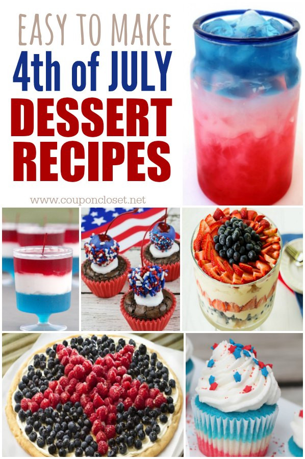 Quick And Easy Fourth Of July Desserts
 Delicious 4th of July Dessert Recipes e Crazy Mom
