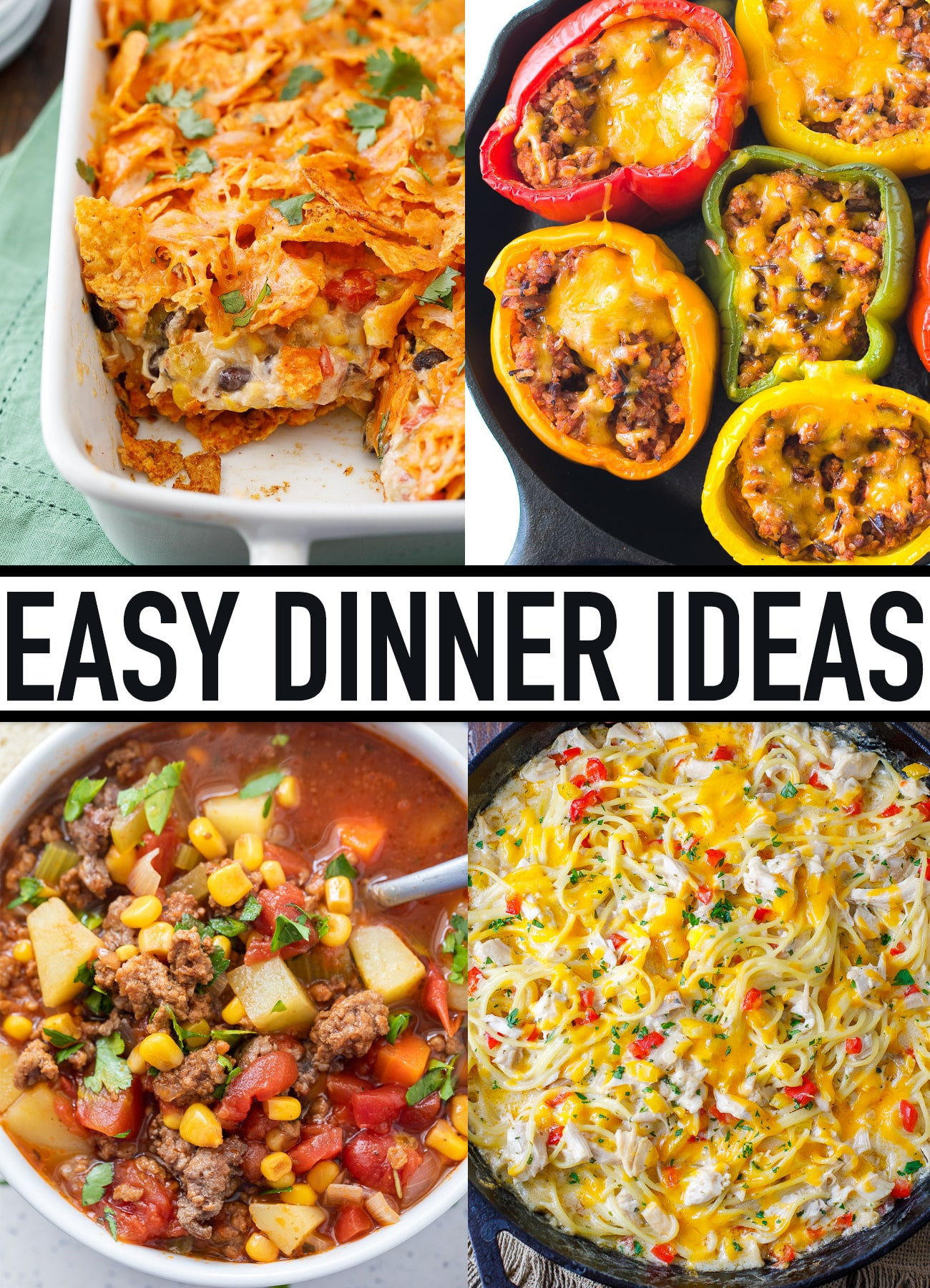 Quick Dinner Idea
 Easy Dinner Ideas BEST EASY DINNER RECIPES