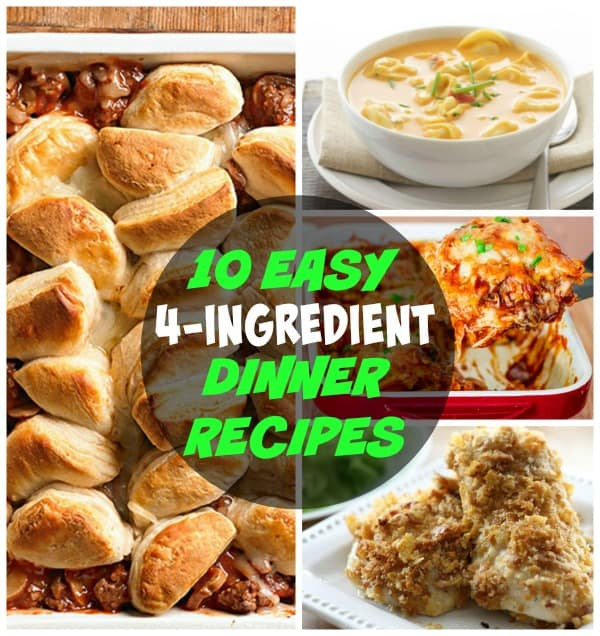 Quick Dinner Ideas for 4 Fresh 10 Easy 4 Ingre Nt Dinner Recipes Inspiration for Moms
