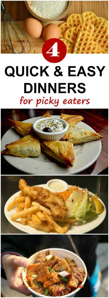 Quick Dinner Ideas For 4
 Four Quick and Easy Dinner Ideas for Picky Eaters