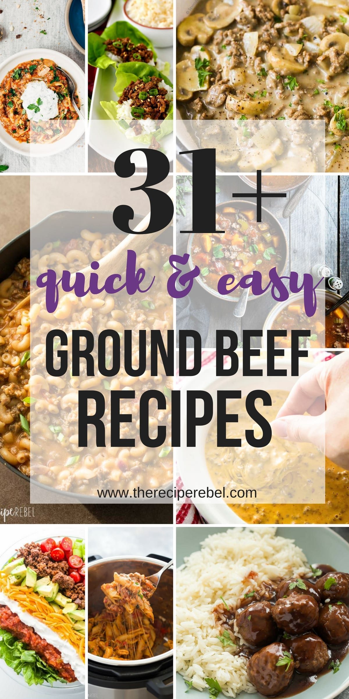 Quick Easy Meals With Ground Beef
 31 Quick Ground Beef Recipes easy family friendly