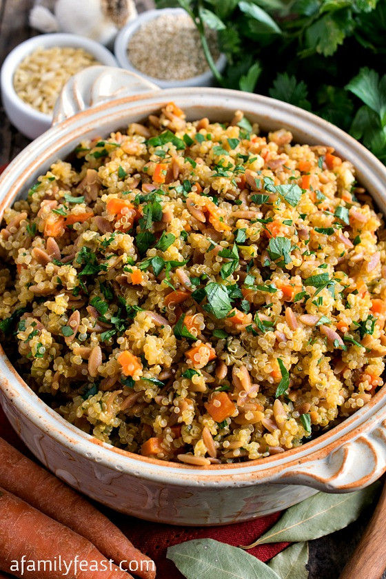 Quinoa Recipes Side Dishes
 Quinoa Pilaf A Family Feast