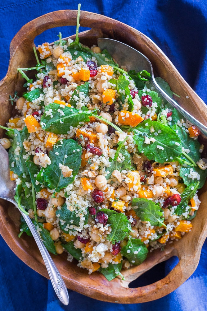 Quinoa Recipes Side Dishes
 Winter Quinoa Salad with Butternut Squash She Likes Food