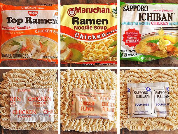 Ramen Noodles Brands
 Taste Test The Best Chicken Flavored Instant Ramen
