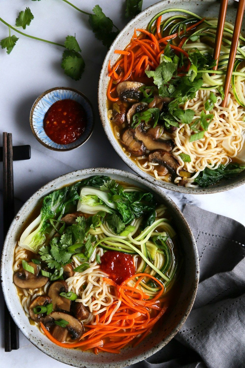 Ramen Noodles Vegetarian
 Ve able Ramen Noodle Soup food in 2019