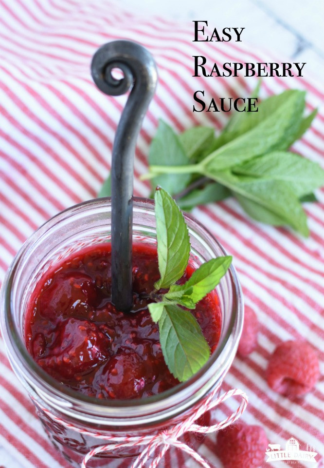 Rasberry Dessert Sauce
 Easy Raspberry Sauce From fresh or frozen raspberries