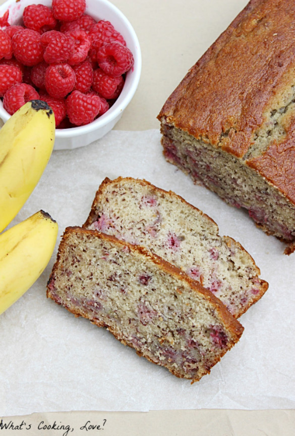 Raspberry Banana Bread
 Raspberry Banana Bread Whats Cooking Love