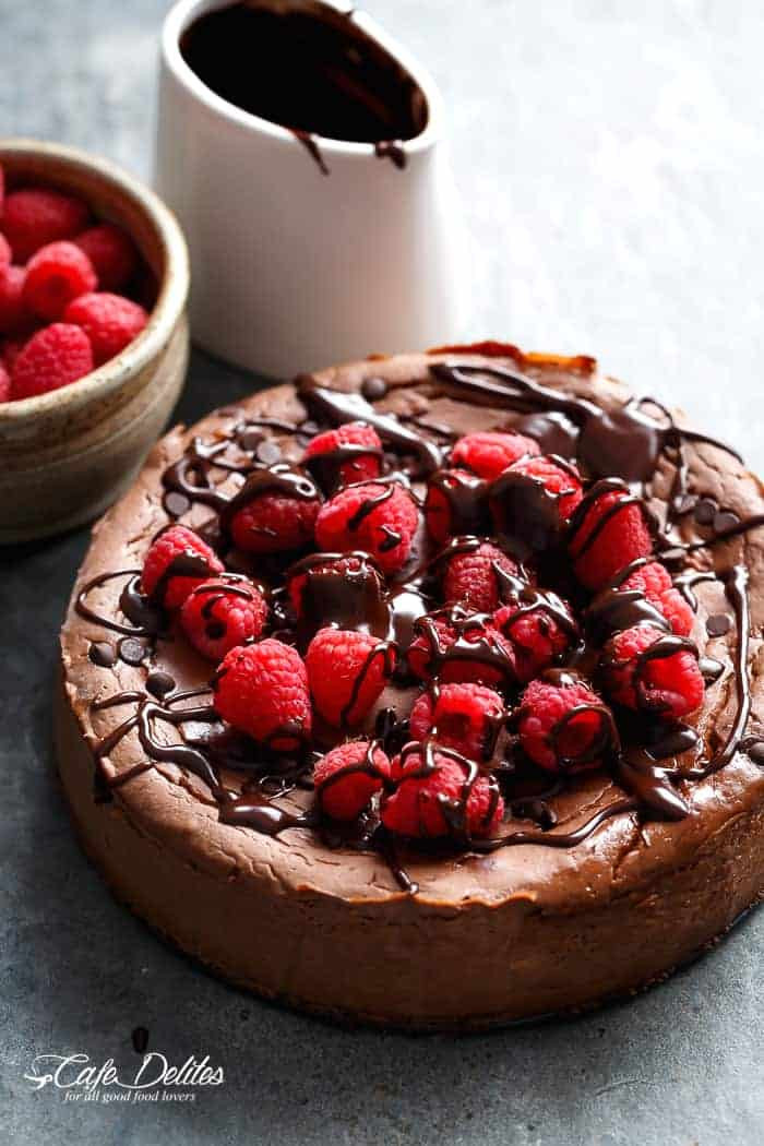 Raspberry Chocolate Cheese Cake
 Chocolate Raspberry Cheesecake Low Carb Low Fat Cafe