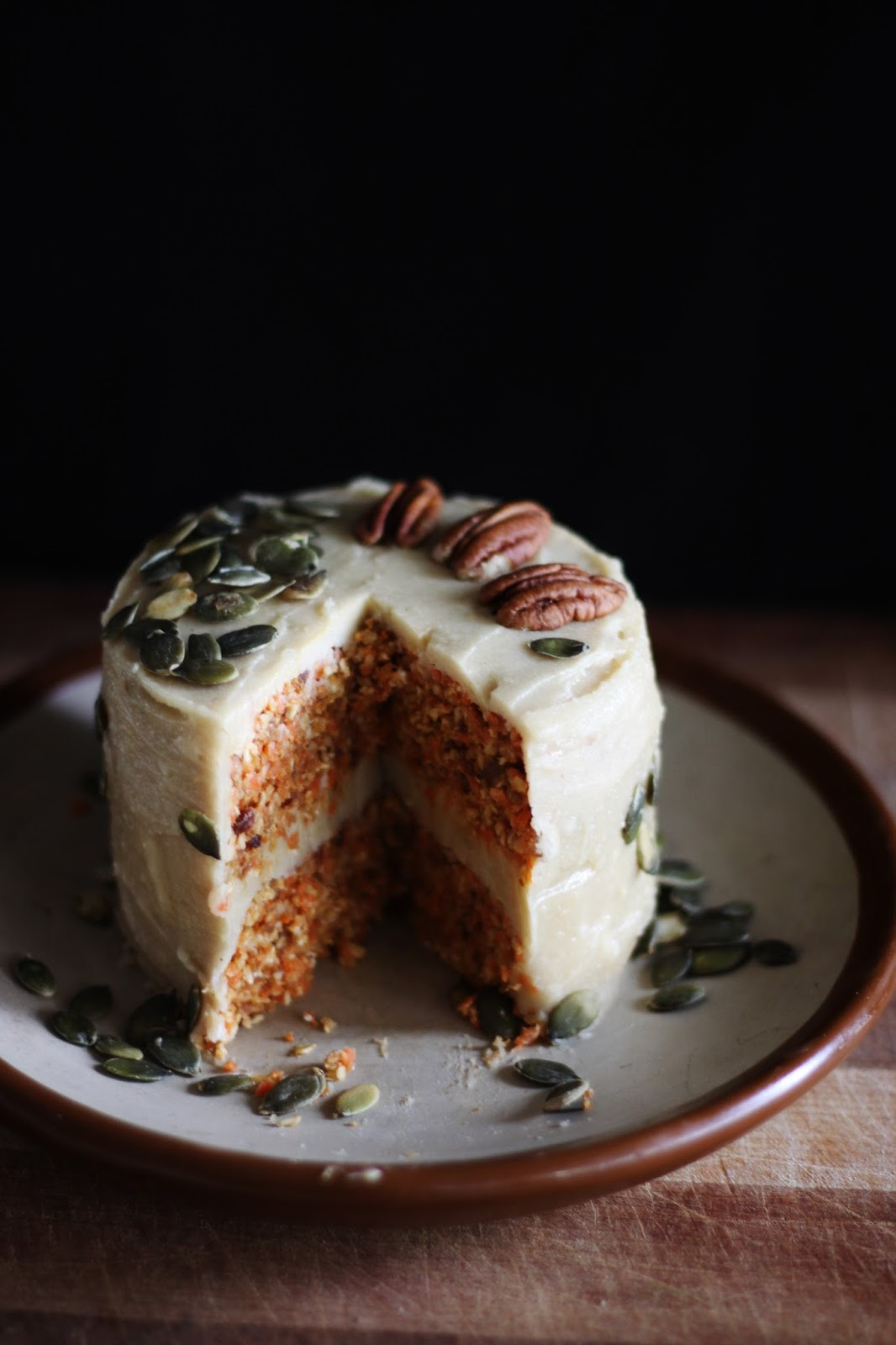 Raw Vegan Carrot Cake
 This Rawsome Vegan Life RAW VEGAN CARROT CAKE with CREAMY