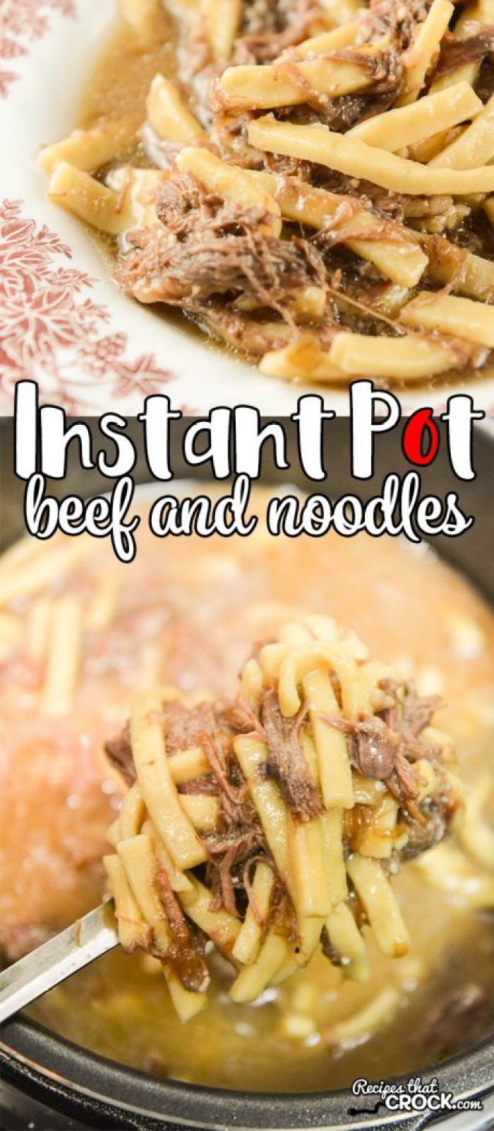 Recipe For Beef And Noodles
 Electric Pressure Cooker Beef Noodles Recipes That Crock