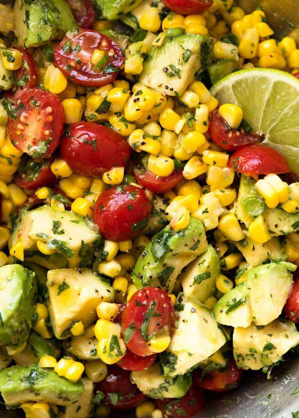 Recipe For Corn Salad
 Corn Salad with Avocado