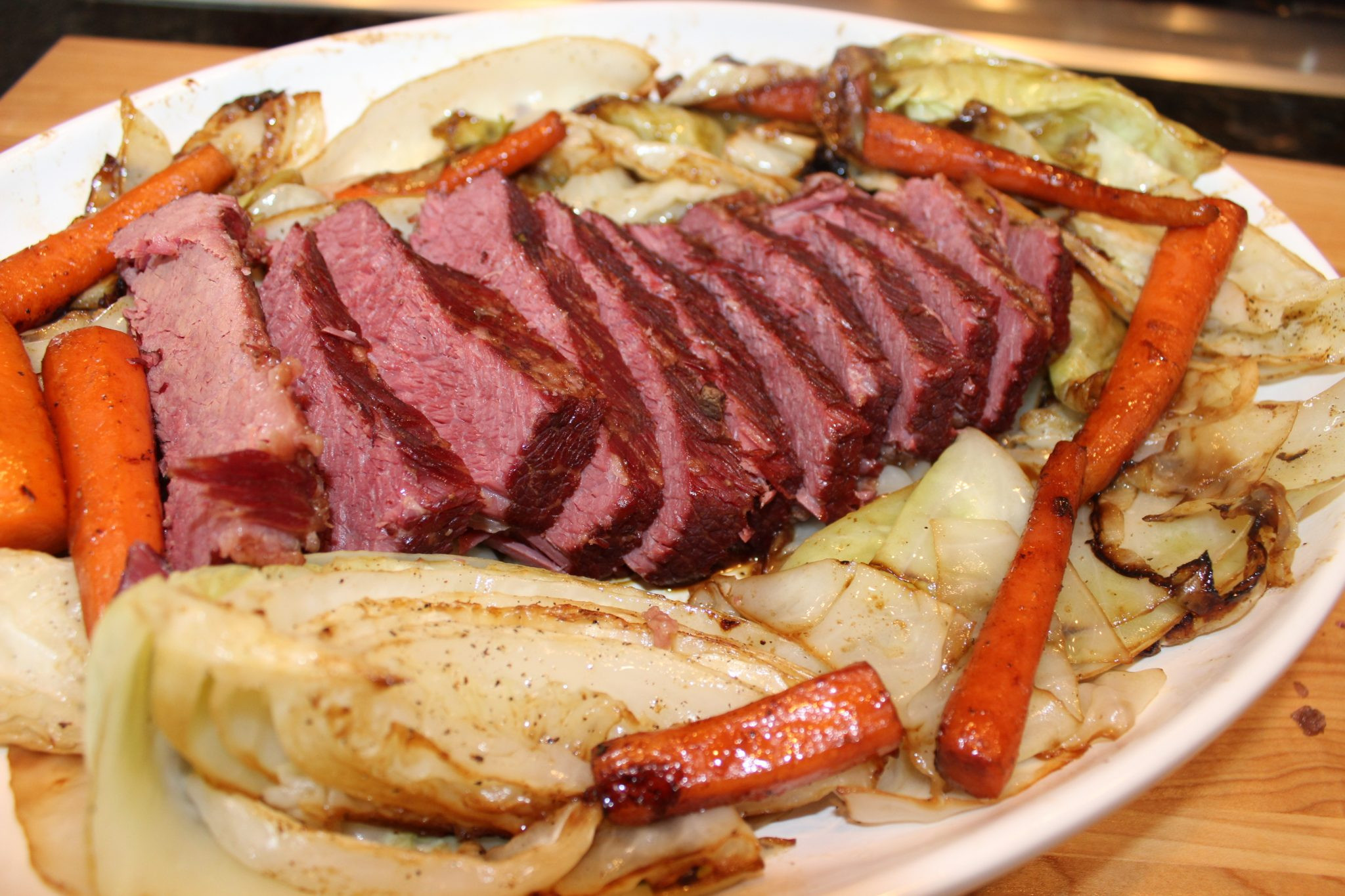 Recipe For Corned Beef And Cabbage In The Oven
 Oven Baked Corned Beef with Guinness Beer Braised Cabbage