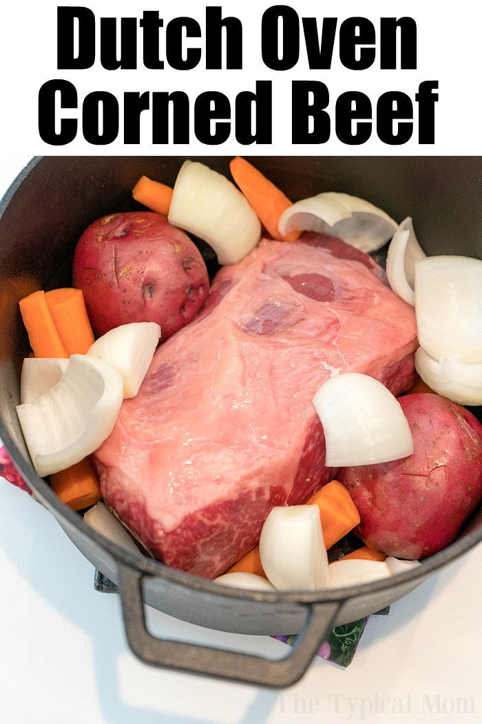 Recipe For Corned Beef And Cabbage In The Oven
 Dutch Oven Corned Beef and Cabbage · The Typical Mom