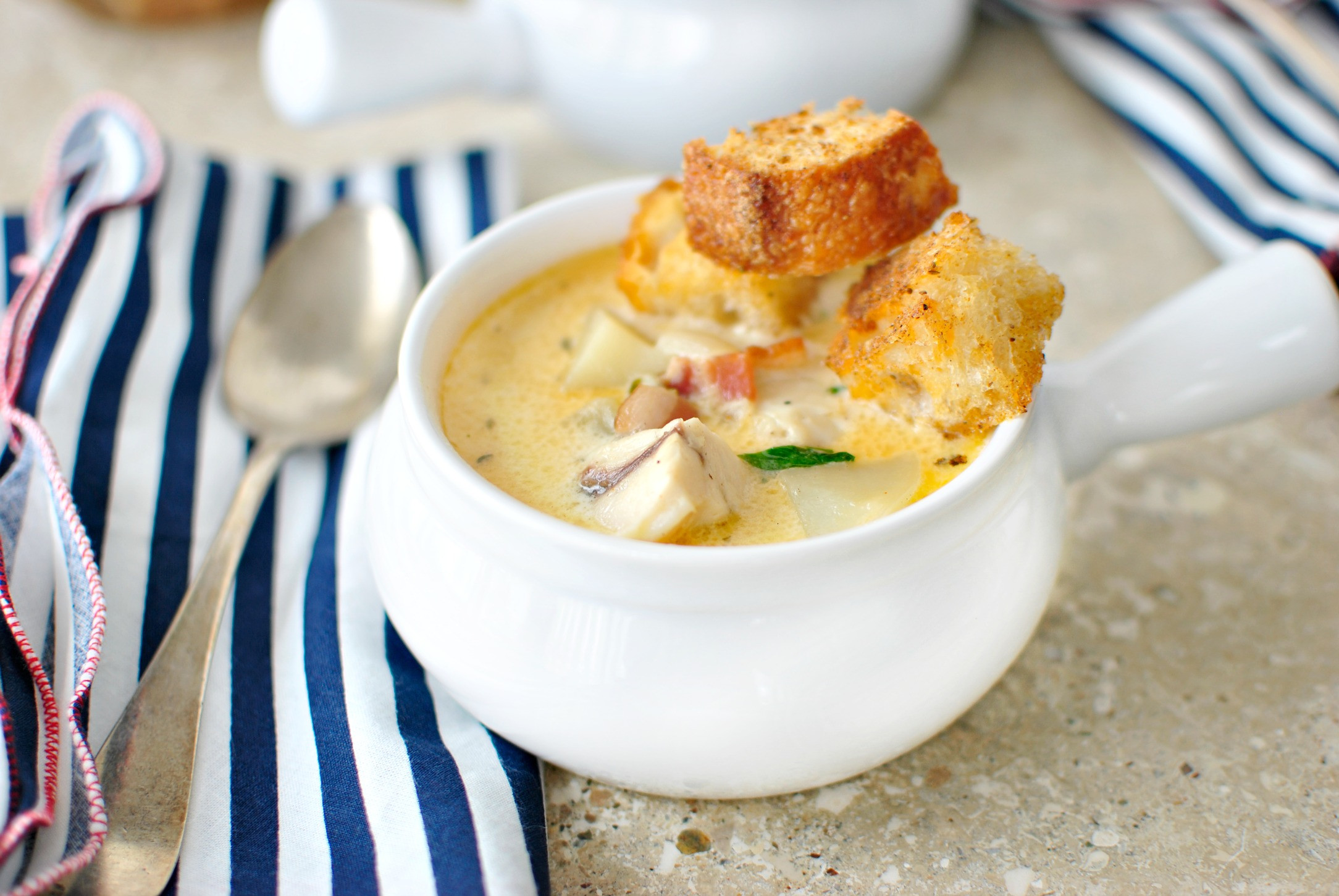 Recipe For Fish Chowder
 Fish Chowder Old Bay Sourdough Croutons Simply Scratch