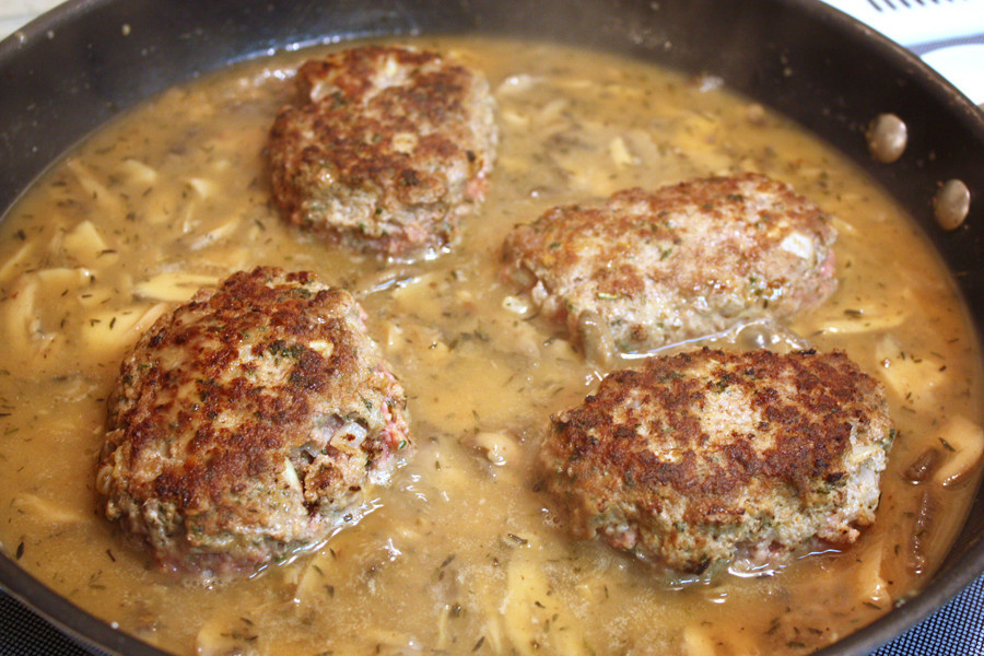 Recipe For Salisbury Steak With Mushroom Gravy
 Salisbury Steak with Mushroom Gravy Don t Sweat The Recipe