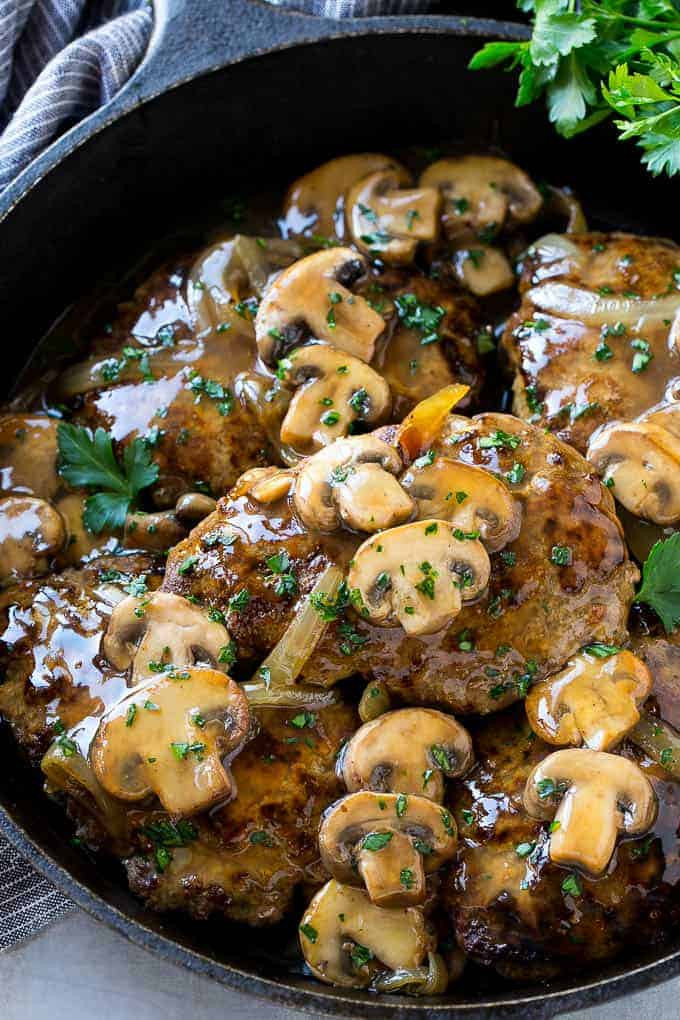 Recipe For Salisbury Steak With Mushroom Gravy
 Salisbury Steak with Mushroom Gravy Cafe Delites