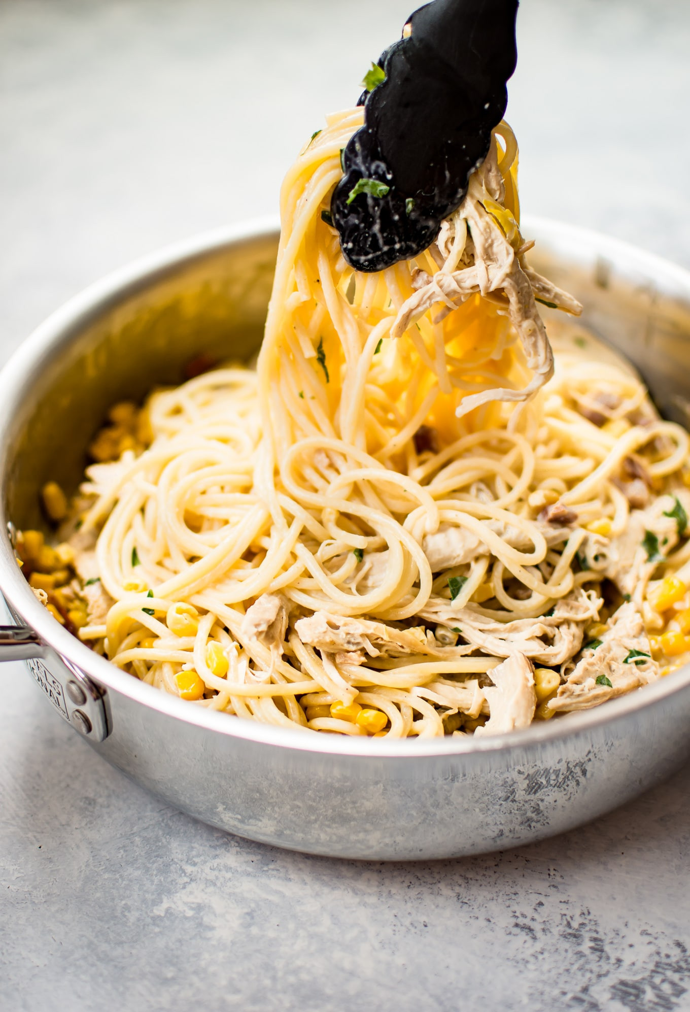 Recipe With Spaghetti Noodles
 Easy Creamy Leftover Turkey Pasta Recipe • Salt & Lavender