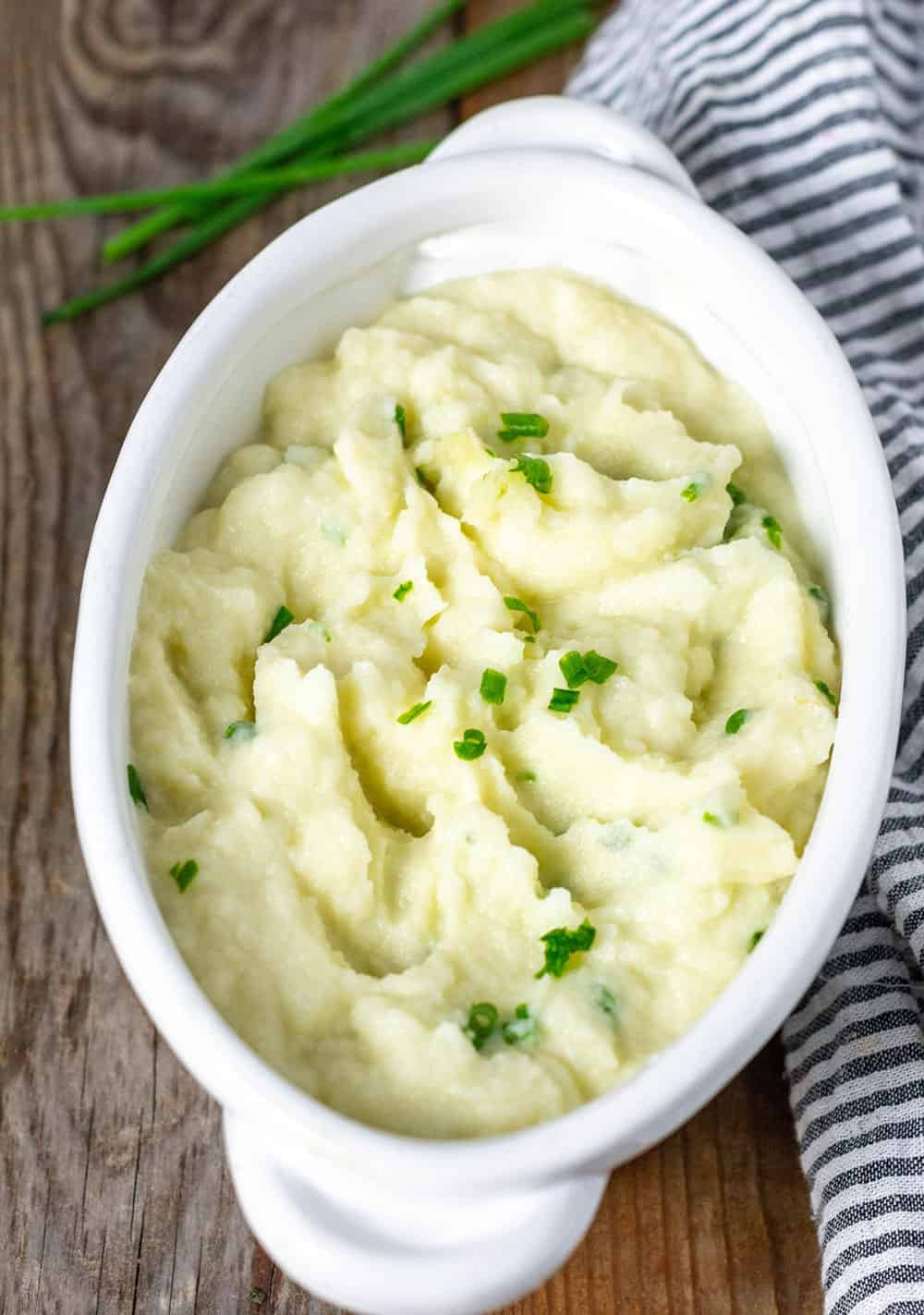Recipes For Cauliflower Mashed Potatoes
 Vegan Cauliflower Mashed Potatoes Healthier Steps