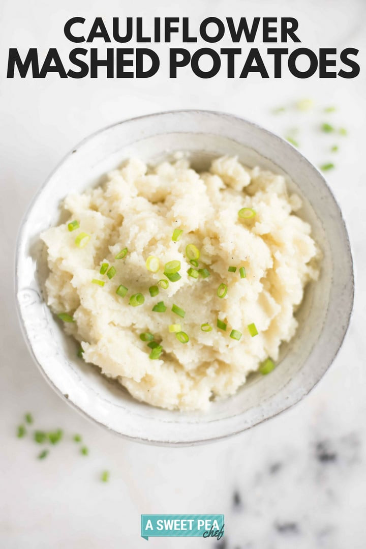 Recipes For Cauliflower Mashed Potatoes
 Cauliflower Mashed Potatoes Recipe • A Sweet Pea Chef