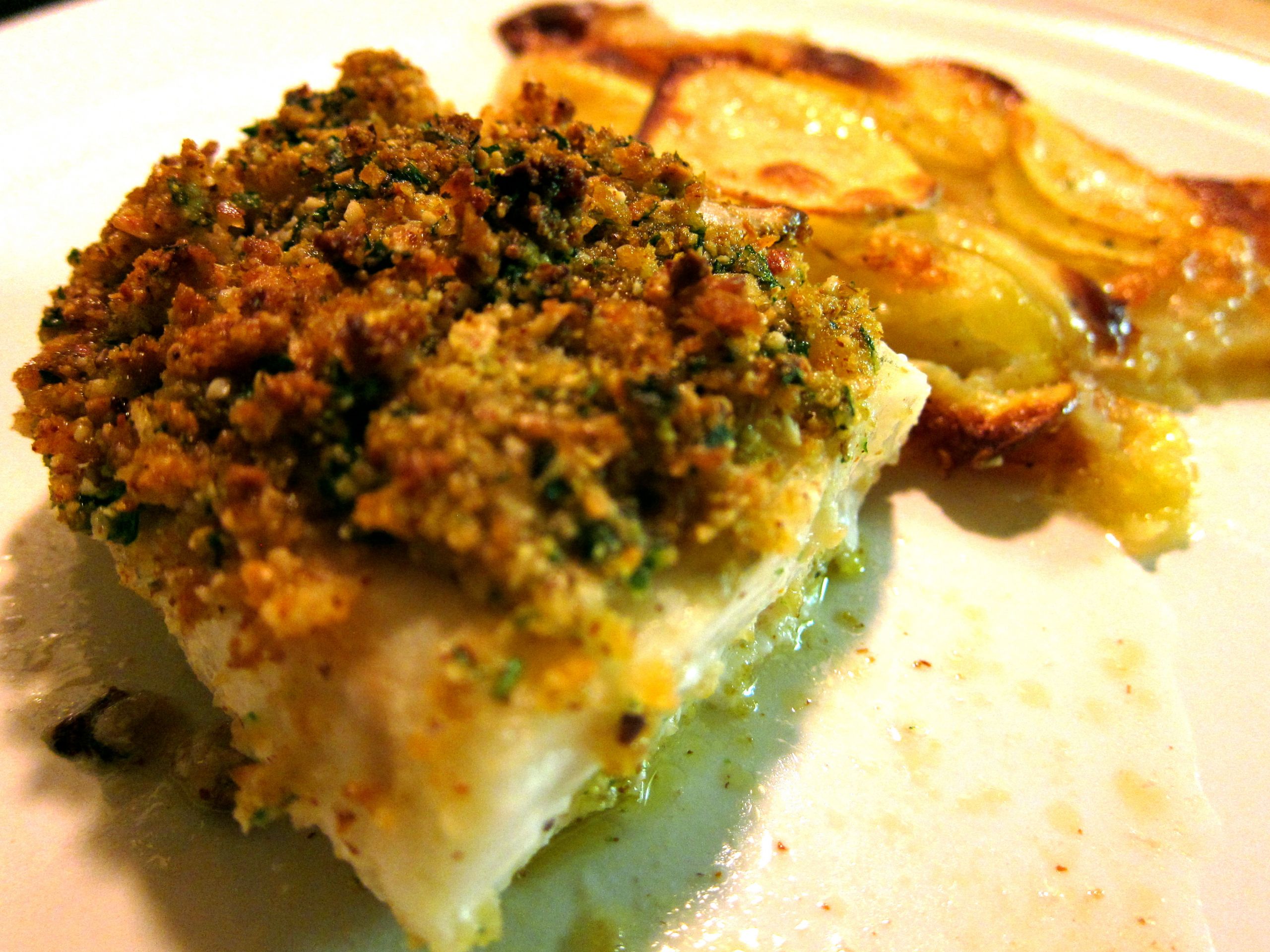 Recipes For Cod Fish
 Herb Crusted Cod Fillets and Scalloped Potatoes