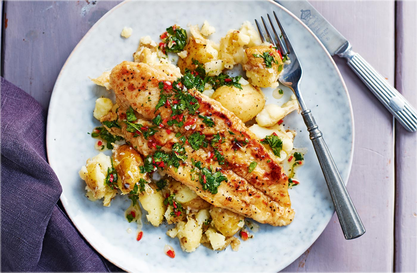Recipes For Fish Fillet
 Pan fried panga fillets with garlic potatoes Your