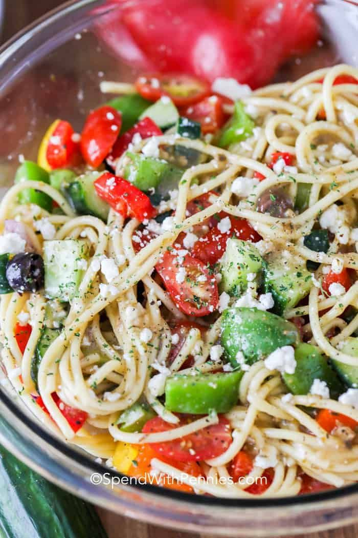 Recipes For Leftover Spaghetti Noodles
 This spaghetti salad recipe is best made ahead and served