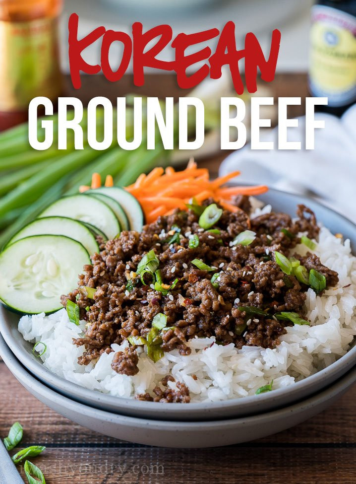 Recipes That Use Ground Beef
 Easy Korean Ground Beef Recipe