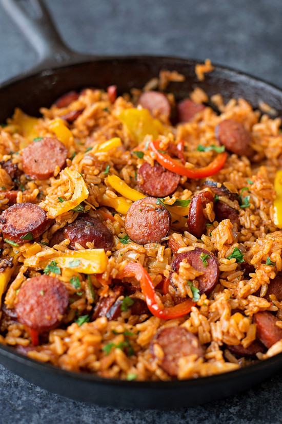 Recipes With Italian Sausage And Rice
 Sausage Pepper and Rice Skillet Life Made Simple
