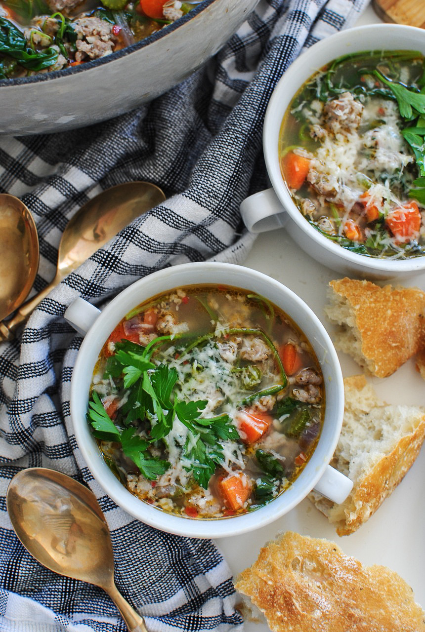 Recipes With Italian Sausage And Rice
 Spring Soup with Italian Sausage Rice and Veggies