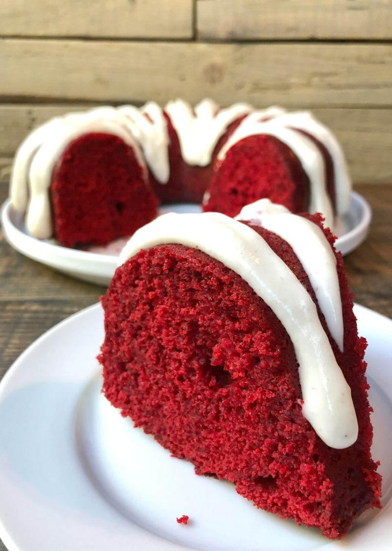 Red Velvet Bundt Cake
 Red Velvet Bundt Cake with Cinnamon Cream Cheese Glaze