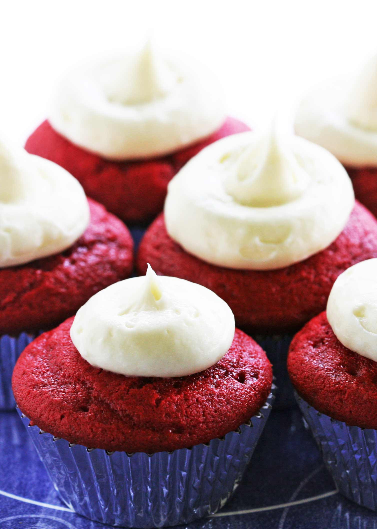 Red Velvet Cupcakes With Cream Cheese Frosting
 Red Velvet Cupcakes with Cream Cheese Frosting Recipe